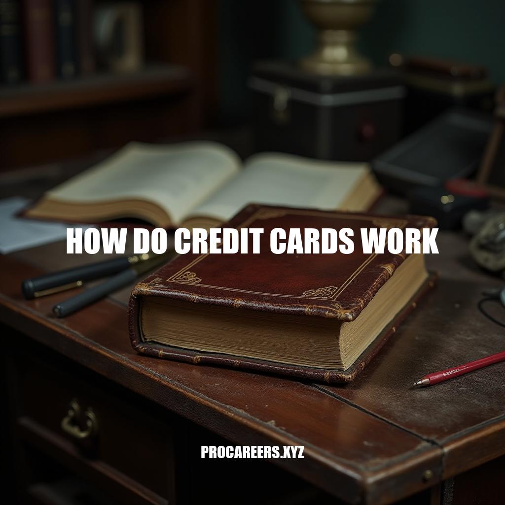 Understanding How Do Credit Cards Work: A Comprehensive Guide